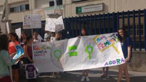 una manifestación por la igualdad